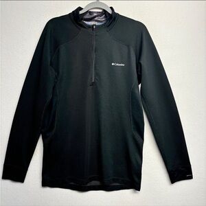 Columbia Heavyweight II Baselayer 1/2-Zip Shirt for Men M Black